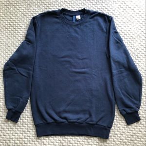 H&M blue crew neck sweatshirt / XS